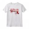 Redrum Horror Funny Graphic - Halloween Manica Corta Maglietta - Costume Unico per Halloween