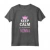 Donna Keep Calm - Annuncio Gravidanza - Futura Nonna - Divertente Maglietta per Genitori 2022 - Ideale per la Festa della Mamma