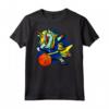 Dabbing Unicorn Curacao - Bandiera Curacao Maglietta per Tifosi di Basket - Design Unicorno Basket Curacao