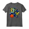 Dabbing Unicorn Curacao - Bandiera Curacao Maglietta per Tifosi di Basket - Design Unicorno Basket Curacao