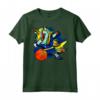 Dabbing Unicorn Curacao - Bandiera Curacao Maglietta per Tifosi di Basket - Design Unicorno Basket Curacao