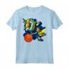 Dabbing Unicorn Curacao - Bandiera Curacao Maglietta per Tifosi di Basket - Design Unicorno Basket Curacao