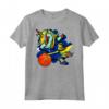 Dabbing Unicorn Curacao - Bandiera Curacao Maglietta per Tifosi di Basket - Design Unicorno Basket Curacao