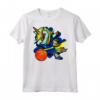 Dabbing Unicorn Curacao - Bandiera Curacao Maglietta per Tifosi di Basket - Design Unicorno Basket Curacao
