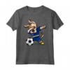 Dabbing Dog Curacao Soccer Curacao Flag Football Maglietta - Ideale per Tifosi e Giocatori di Calcio di Curacao - Regalo Perfetto per Compleanno o Natale