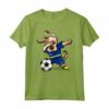 Dabbing Dog Curacao Soccer Curacao Flag Football Maglietta - Ideale per Tifosi e Giocatori di Calcio di Curacao - Regalo Perfetto per Compleanno o Natale