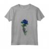 Donna Curacao Rose Skeleton Pride Bandiera Curacaoan Roots Souvenir Maglietta con Collo a V - Ideale per mostrare il tuo orgoglio e le tue radici Curacao