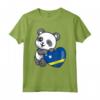 Curacao Cuore con Panda Pride Bandiera - Souvenir Maglietta per Radici Curacaoan - Mostra il tuo Amore per Curacao