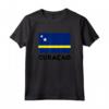 Curaçao Flag Maglietta - Design della Bandiera Curaçao - Ideale per Feste ed Eventi Sportivi