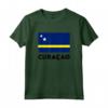 Curaçao Flag Maglietta - Design della Bandiera Curaçao - Ideale per Feste ed Eventi Sportivi
