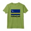 Curaçao Flag Maglietta - Design della Bandiera Curaçao - Ideale per Feste ed Eventi Sportivi
