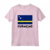 Curaçao Flag Maglietta - Design della Bandiera Curaçao - Ideale per Feste ed Eventi Sportivi