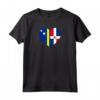 Curaçao and Dominican Republic United Friendship Pride Maglietta - Symbolic Design for National Pride - Buy Online!