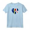 Curaçao and Dominican Republic United Friendship Pride Maglietta - Symbolic Design for National Pride - Buy Online!