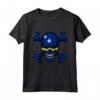 Curacao Skull Pride Curacao Flag Roots - Souvenir Curacao Maglietta - Ideale per Mostrare il Tuo Orgoglio Curaçao