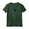 Curacao Rose Skeleton Pride Bandiera - Maglietta Souvenir Radici Curaçao - Ideale per Mostrare il Tuo Orgoglio
