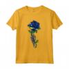 Curacao Rose Skeleton Pride Bandiera - Maglietta Souvenir Radici Curaçao - Ideale per Mostrare il Tuo Orgoglio