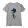 Curacao Rose Skeleton Pride Bandiera - Maglietta Souvenir Radici Curaçao - Ideale per Mostrare il Tuo Orgoglio