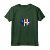 Donna Curaçao and Dominican Republic: United Friendship Pride Maglietta con Collo a V - Proud of the Dominican Republic and Curaçao - Designs of Both Flags