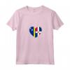 Donna Curaçao and Dominican Republic: United Friendship Pride Maglietta con Collo a V - Proud of the Dominican Republic and Curaçao - Designs of Both Flags