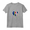 Donna Curaçao and Dominican Republic: United Friendship Pride Maglietta con Collo a V - Proud of the Dominican Republic and Curaçao - Designs of Both Flags