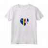 Donna Curaçao and Dominican Republic: United Friendship Pride Maglietta con Collo a V - Proud of the Dominican Republic and Curaçao - Designs of Both Flags