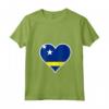 Curaçao Bandiera Cuore Maglietta - Design Patriottico per l'Indipendenza - Ideale per Viaggi e Regali Patriottici a Curaçao