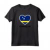Curaçao Flag Cuore Maglietta - Design Bandiera Curaçao - Ideale per Colleghi di Lavoro e Eventi Sportivi