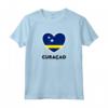 Curaçao Flag Cuore Maglietta - Design Bandiera Curaçao - Ideale per Colleghi di Lavoro e Eventi Sportivi