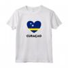 Curaçao Flag Cuore Maglietta - Design Bandiera Curaçao - Ideale per Colleghi di Lavoro e Eventi Sportivi