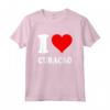 Cuore Rosso Amo Curaçao Maglietta - T-shirt Souvenir per Viaggiatori - Acquista Online