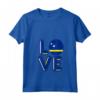 Donna AMORE - Curaçao Maglietta con Collo a V - Souvenir delle Piccole Antille nel Mar dei Caraibi - Ideale per Amanti del Viaggio