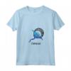 Donna Curacao - Souvenir tribale a forma di razza Maglietta con Collo a V - Ideale per gli Amanti del Mare e del Surf a Curacao