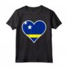 Cuore di Curaçao - Bandiera Cuore Curaçao Regali Love Maglietta - Ideale per Indipendenza e Viaggi a Curaçao
