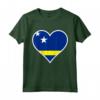 Cuore di Curaçao - Bandiera Cuore Curaçao Regali Love Maglietta - Ideale per Indipendenza e Viaggi a Curaçao