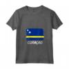 Donna Bandiera del Curaçao - Maglietta con Collo a V Leggera - Souvenir Unico di Curaçao