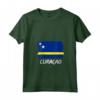 Donna Bandiera del Curaçao - Maglietta con Collo a V Leggera - Souvenir Unico di Curaçao