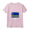 Donna Bandiera del Curaçao - Maglietta con Collo a V Leggera - Souvenir Unico di Curaçao