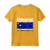 Emblema Bandiera Curacao Maglietta - Design Leggero e Classico per Mostrare l'Orgoglio di Curacao