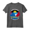Maglietta Vintage con Bandiera di Curaçao Antiguan - Ideale per Mostrare le Radici di Antigua e Curacao - Souvenir Antiguan Curacao