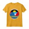 Maglietta Vintage con Bandiera di Curaçao Antiguan - Ideale per Mostrare le Radici di Antigua e Curacao - Souvenir Antiguan Curacao