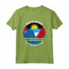 Maglietta Vintage con Bandiera di Curaçao Antiguan - Ideale per Mostrare le Radici di Antigua e Curacao - Souvenir Antiguan Curacao