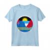 Maglietta Vintage con Bandiera di Curaçao Antiguan - Ideale per Mostrare le Radici di Antigua e Curacao - Souvenir Antiguan Curacao