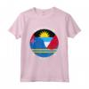 Maglietta Vintage con Bandiera di Curaçao Antiguan - Ideale per Mostrare le Radici di Antigua e Curacao - Souvenir Antiguan Curacao