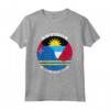 Maglietta Vintage con Bandiera di Curaçao Antiguan - Ideale per Mostrare le Radici di Antigua e Curacao - Souvenir Antiguan Curacao