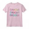 Curacao - Maglietta con scritta in lingua inglese