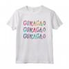 Curacao - Maglietta con scritta in lingua inglese