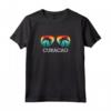 Curacao Vacanza Retro Souvenir Tramonto Vintage Viaggio Maglietta - Ideale per Uomini e Donne in Amore con Curacao