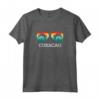 Curacao Vacanza Retro Souvenir Tramonto Vintage Viaggio Maglietta - Ideale per Uomini e Donne in Amore con Curacao