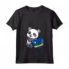 Donna Curacao Cuore con Panda Pride Bandiera Curacaoan Roots Souvenir - Maglietta con Collo a V per Mostrare il Tuo Amore e Orgoglio per Curacao